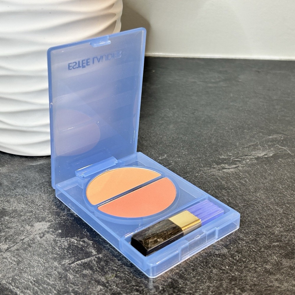 NEW Estee Lauder Blush All Day Natural Cheek Color‎ Tawny & Rosemarble Compact